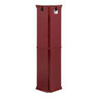 Glass Display Shelf Shelving Bar cabinet with Tempered Glass Door