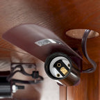 Glass Display Shelf Shelving Bar cabinet with Tempered Glass Door