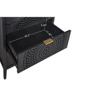 3 Drawer Cabinet with Hollow-Carved