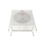 3 Drawer Cabinet with Hollow-Carved