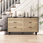 51.18L 6-Drawers Rattan Cabinet
