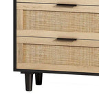 51.18L 6-Drawers Rattan Cabinet