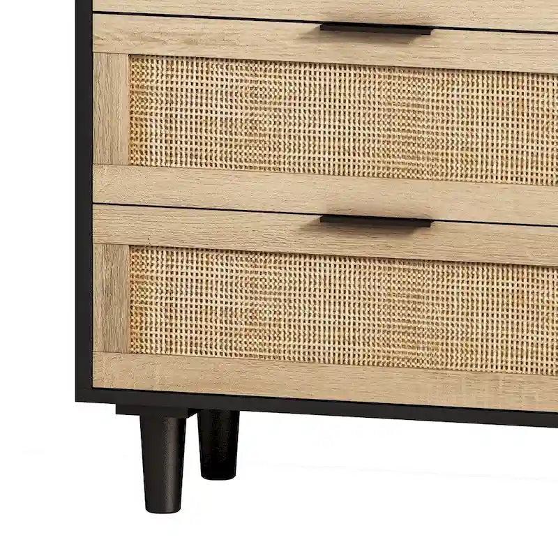 51.18L 6-Drawers Rattan Cabinet