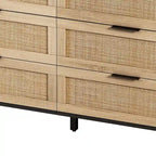51.18L 6-Drawers Rattan Cabinet
