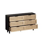 51.18L 6-Drawers Rattan Cabinet