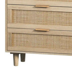 51.18L 6-Drawers Rattan Cabinet