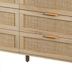 51.18L 6-Drawers Rattan Cabinet