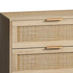 51.18L 6-Drawers Rattan Cabinet