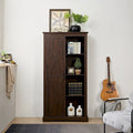 Storage Cabinet Barn Door Country Wood Rustic Pantry Cupboard Sliding Organizer Furniture Home Drawer Shelves