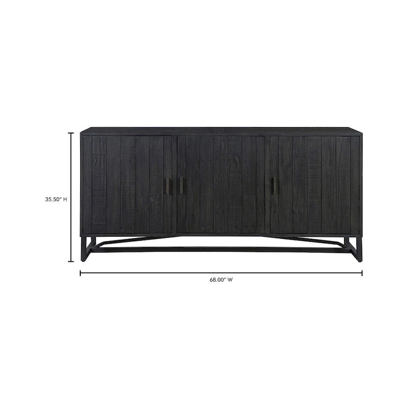 Aurelle Home Semi-gloss Lacquer and Water-based Stain Sideboard