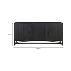 Aurelle Home Semi-gloss Lacquer and Water-based Stain Sideboard