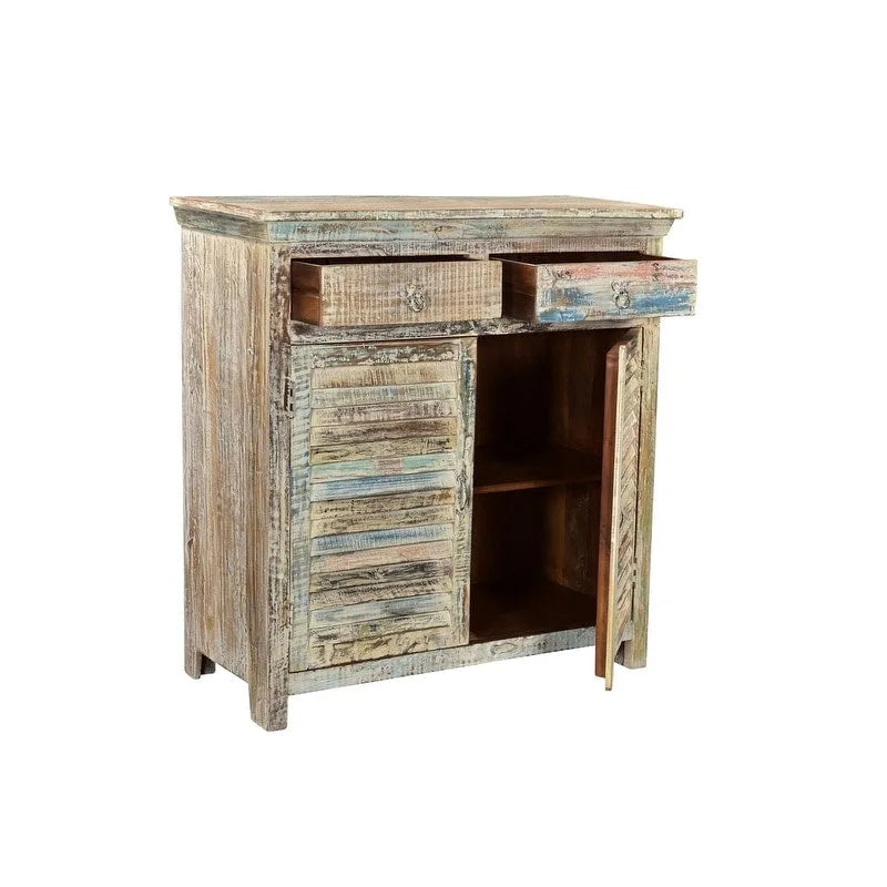 Lexington 2-Drawer 2-Door Shutter Sideboard, Vintage White