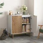 Modern Buffet Sideboard Cabinet with Storage, 2 Doors
