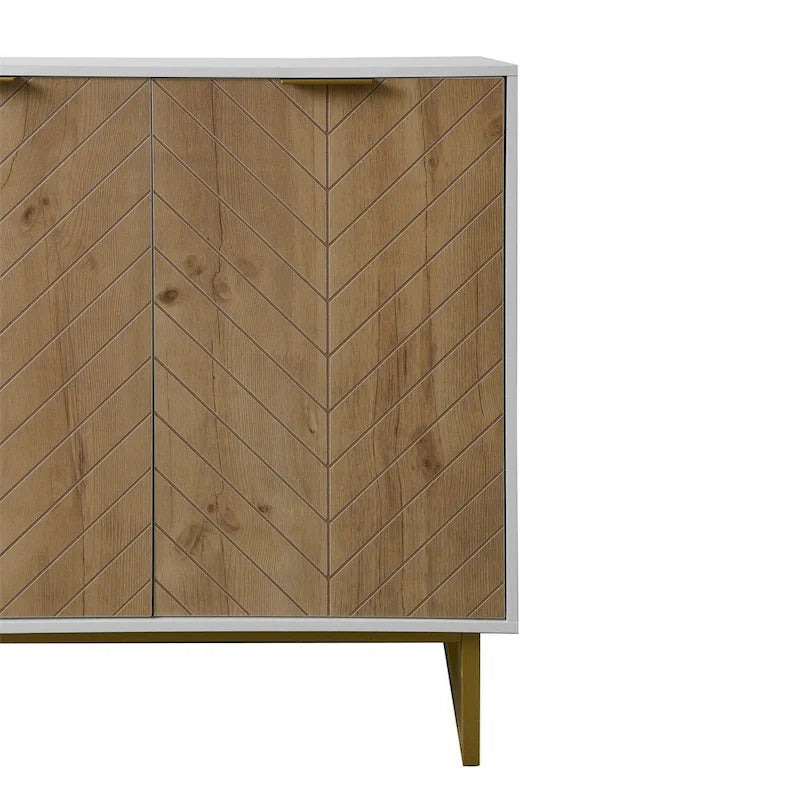 Modern Buffet Sideboard Cabinet with Storage, 2 Doors