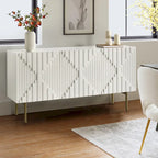 Reginald Modern 58 Wide Sideboard with Cable Management & Adjustable Feet by HULALA HOME
