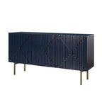 Reginald Modern 58 Wide Sideboard with Cable Management & Adjustable Feet by HULALA HOME