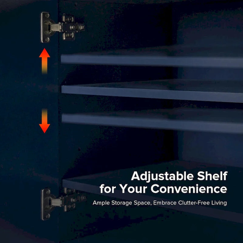 Reginald Modern 58 Wide Sideboard with Cable Management & Adjustable Feet by HULALA HOME