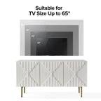 Reginald Modern 58 Wide Sideboard with Cable Management & Adjustable Feet by HULALA HOME