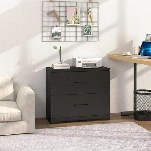 2-Drawer Wood Lateral File Cabinet - 27.17D x 33.86W x 29.33H