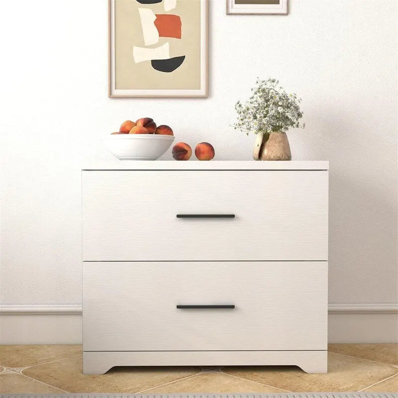 2-Drawer Wood Lateral File Cabinet - 27.17D x 33.86W x 29.33H