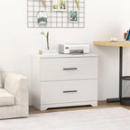 2-Drawer Wood Lateral File Cabinet - 27.17D x 33.86W x 29.33H