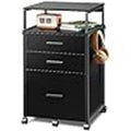 File Cabinet with Storage Drawers - 15.7D x 17.7W x 27.7H