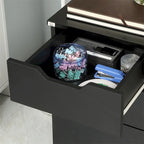 Mobile Storage Cabinet Organizer w/Drawer,Printer Stand with Castors
