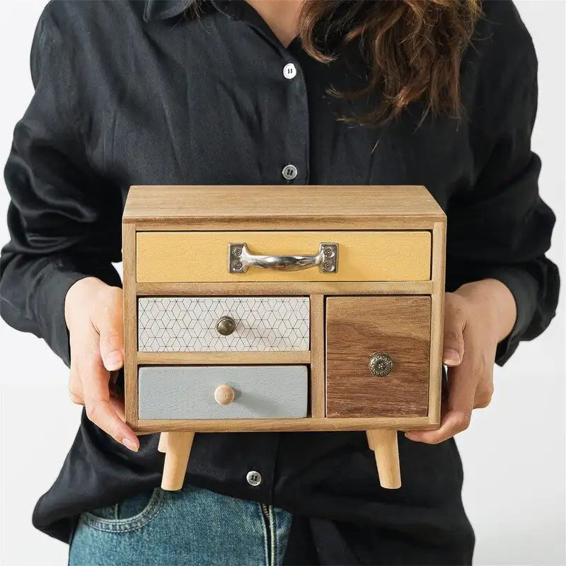 Wooden Desk Organizer