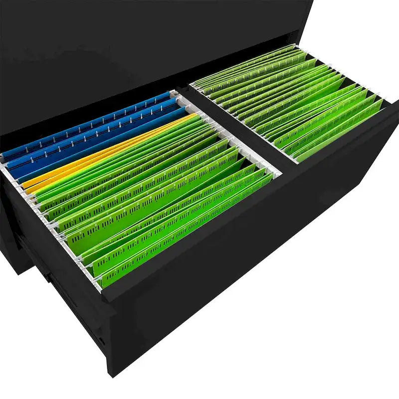 Lateral File Cabinet 2 Drawer,with Lock,Lockable File Cabinet