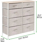 8 Slim Removable Drawers