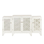 Madison Park Nevaeh Cream Quatrefoil Dining Buffet Server