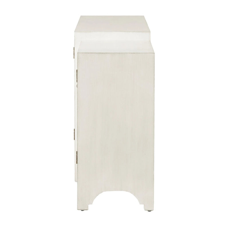 Madison Park Nevaeh Cream Quatrefoil Dining Buffet Server