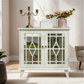 Storage Cabinet with Shelf,White Sideboard Cabinet for Living Room