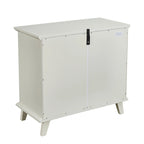 Storage Cabinet with Shelf,White Sideboard Cabinet for Living Room