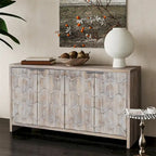 Accent Cabinet 4 Door Wooden Cabinet Sideboard Buffet Storage Cabinet