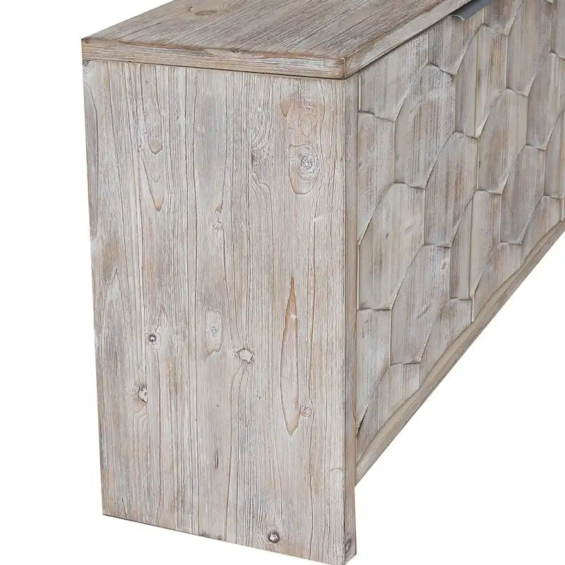 Accent Cabinet 4 Door Wooden Cabinet Sideboard Buffet Storage Cabinet