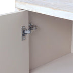 Accent Cabinet 4 Door Wooden Cabinet Sideboard Buffet Storage Cabinet