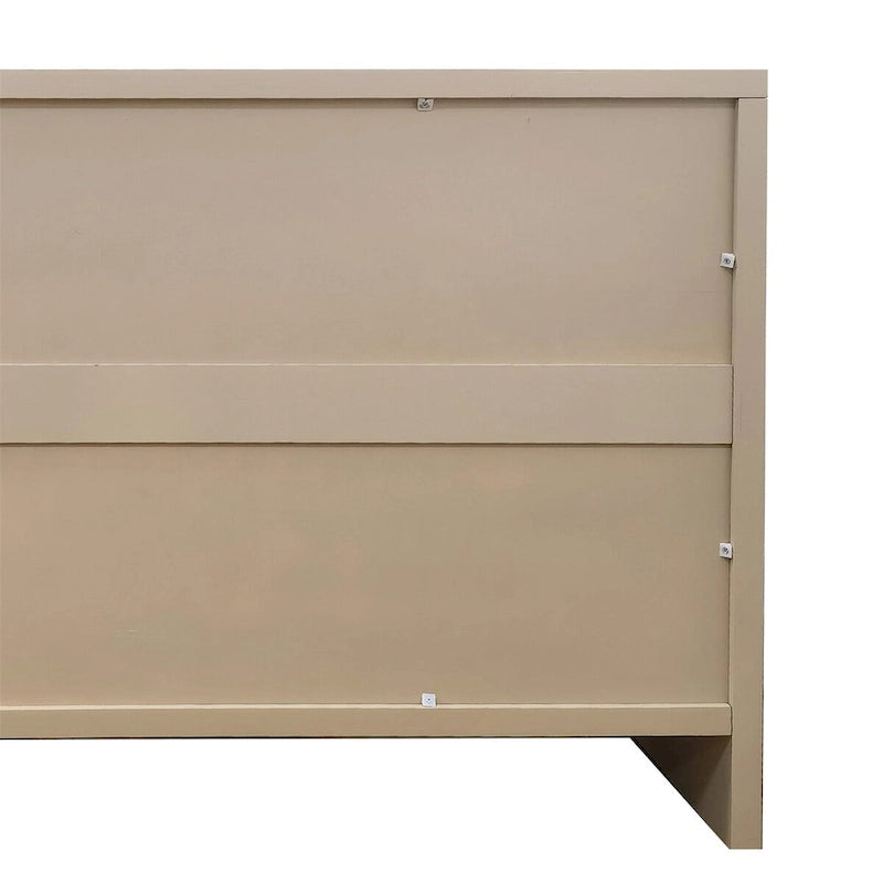 Accent Cabinet 4 Door Wooden Cabinet Sideboard Buffet Storage Cabinet