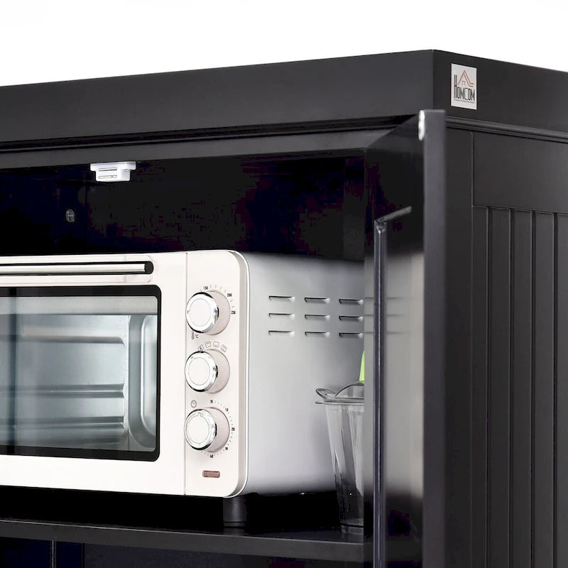 72 Tall Storage Cabinet with Drawer, Doors and Adjustable Shelves