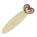Novica Handmade Happy Heartbeats Recycled Teak Wood Bookmark