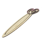 Novica Handmade Happy Heartbeats Recycled Teak Wood Bookmark