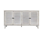 Wooden Accent 4-Door Sideboard with Adjustable Shelves