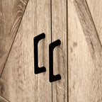 Wooden Buffet Cabinet with Drawer and Adjustable Shelf - N/A