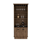 Bar Cabinet for Kitchen, Dining Room,Living Room, Dark Brown