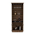 Bar Cabinet for Kitchen, Dining Room,Living Room, Dark Brown