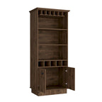 Bar Cabinet for Kitchen, Dining Room,Living Room, Dark Brown