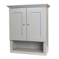 Grey Shaker Bathroom Wall Cabinet