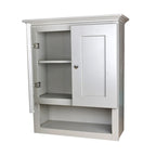 Grey Shaker Bathroom Wall Cabinet