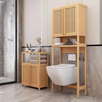 Bamboo Toilet Storage Cabinet