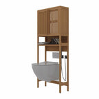 Bamboo Toilet Storage Cabinet